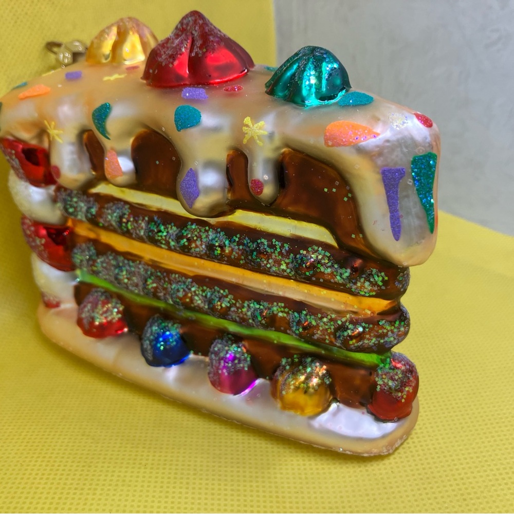 Christopher Radko Just Desserts Gem 1999 Christmas Cake Ornament